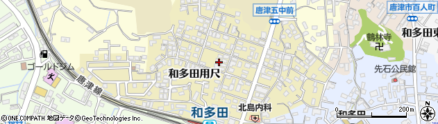 佐賀県唐津市和多田用尺周辺の地図