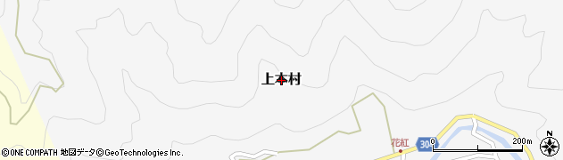 高知県梼原町（高岡郡）上本村周辺の地図
