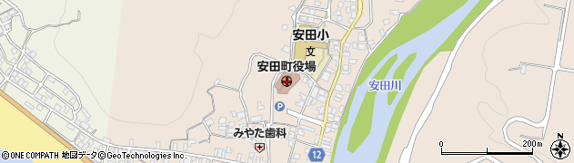 ＪＡ高知県安田周辺の地図
