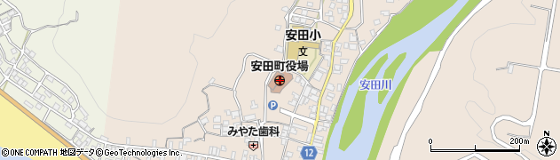 高知県安田町（安芸郡）周辺の地図