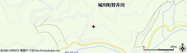愛媛県西予市城川町野井川648周辺の地図