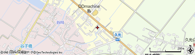 株式会社きょくとう　甘木工場周辺の地図
