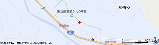 高知県高岡郡津野町姫野々402周辺の地図