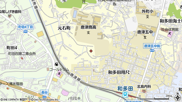 〒847-0064 佐賀県唐津市元石町の地図