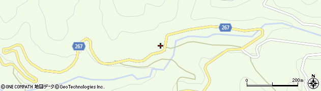 愛媛県西予市城川町野井川1377周辺の地図