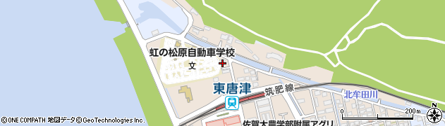佐賀県唐津市松南町周辺の地図
