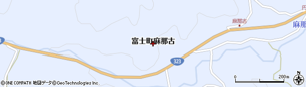 佐賀県佐賀市富士町大字麻那古周辺の地図