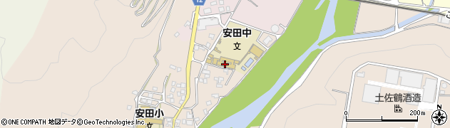 安田町立安田中学校周辺の地図