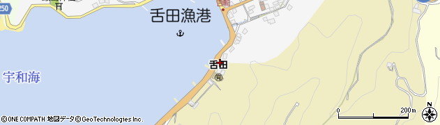ＪＡ舌田セルフＳＳ周辺の地図