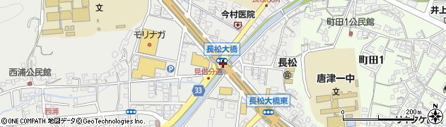 長松大橋周辺の地図
