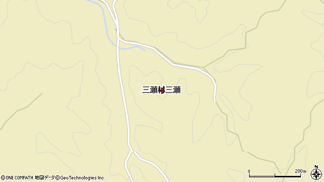 〒842-0301 佐賀県佐賀市三瀬村三瀬の地図