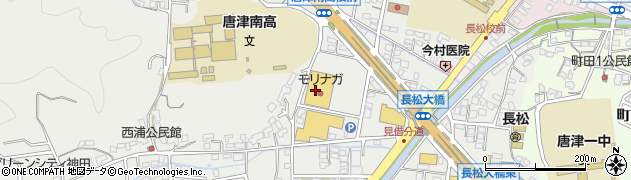 スーパーモリナガ唐津店周辺の地図