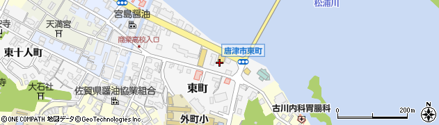 ジョイフル 唐津店周辺の地図