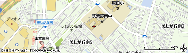 筑紫野市立筑紫野南中学校周辺の地図