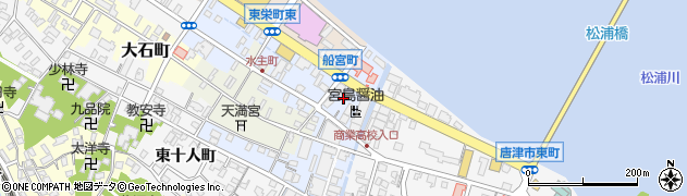 コインズ１００円クリーニング唐津店周辺の地図