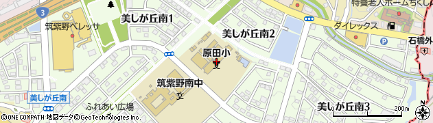 筑紫野市立原田小学校周辺の地図
