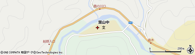 高知県高岡郡津野町白石丙155周辺の地図