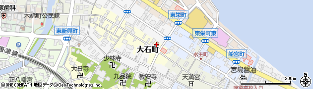 唐津大石町郵便局周辺の地図