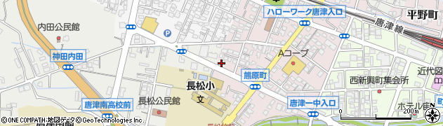 クック・チャム　唐津店周辺の地図