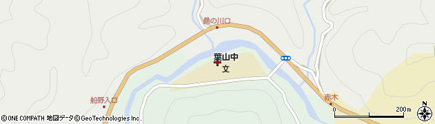 高知県津野町（高岡郡）白石丙周辺の地図