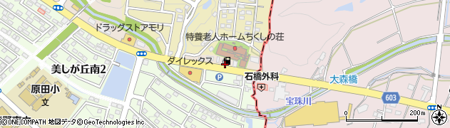 福岡県筑紫野市美しが丘北周辺の地図