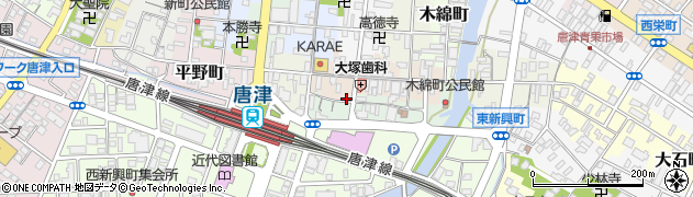 宮崎洋品店周辺の地図