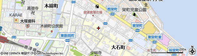 唐津ゼミナール周辺の地図