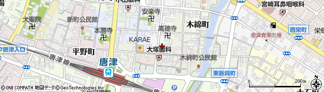 佐賀県唐津市中町1864周辺の地図