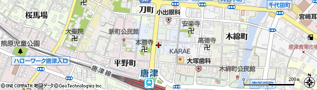 佐賀県唐津市米屋町1656周辺の地図