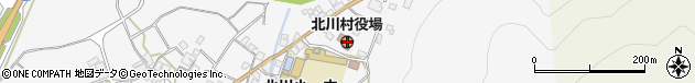 高知県安芸郡北川村周辺の地図