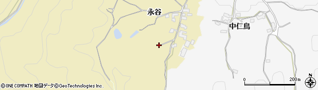 福岡県朝倉市永谷1228周辺の地図