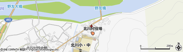 北川村観光協会周辺の地図