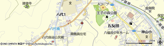 愛媛県八幡浜市八代野中乙周辺の地図