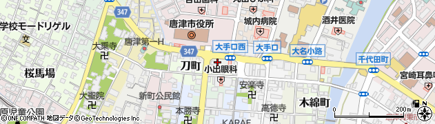 トヨタレンタリース佐賀唐津駅通り店周辺の地図