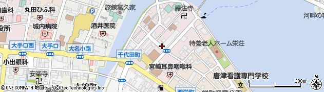 昭和バス　唐津営業所周辺の地図