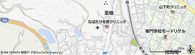 佐賀県唐津市菜畑周辺の地図