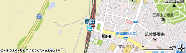 原田駅周辺の地図