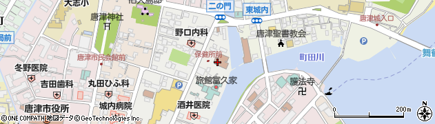 佐賀県唐津保健福祉事務所　福祉支援課周辺の地図