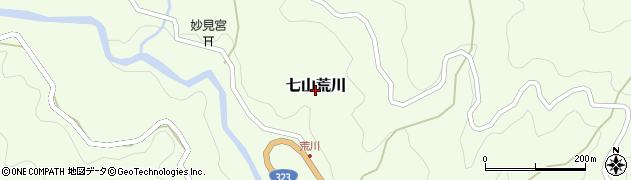 佐賀県唐津市七山荒川周辺の地図