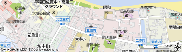 佐賀県唐津市北城内1-48周辺の地図