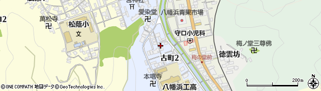 愛媛県八幡浜市古町周辺の地図