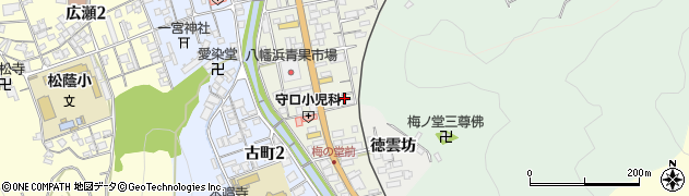 愛媛県八幡浜市産業通周辺の地図