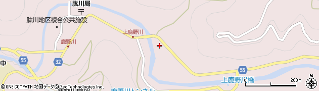 大洲警察署肱川駐在所周辺の地図