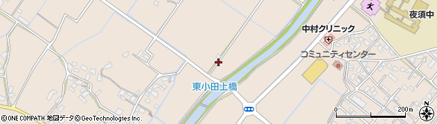 福岡県朝倉郡筑前町東小田周辺の地図