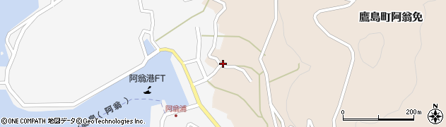 長崎県松浦市鷹島町阿翁免849周辺の地図