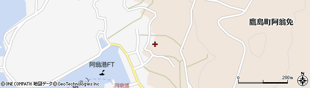長崎県松浦市鷹島町阿翁免845周辺の地図