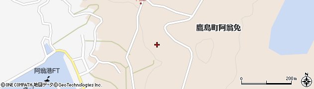 長崎県松浦市鷹島町阿翁免717周辺の地図