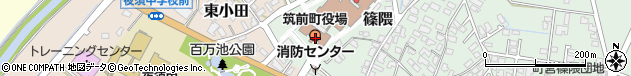 福岡県朝倉郡筑前町周辺の地図