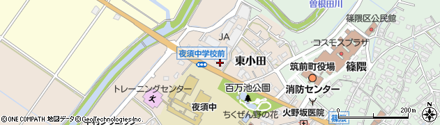ＪＡ筑前あさくら夜須周辺の地図