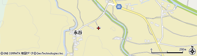 福岡県朝倉市永谷988周辺の地図